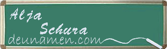 Alja Schura Visitenkarte